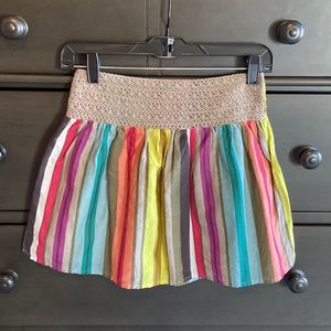 Colorful cotton skirt